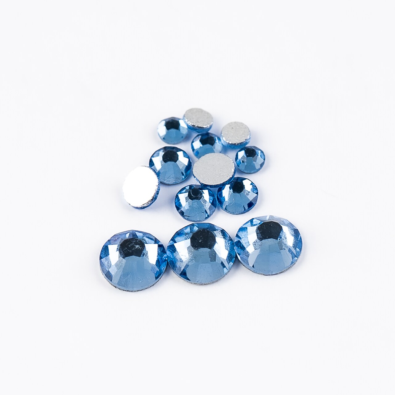 Crystal Lane DIY Combo Glass Flatback Rhinestones SS3 / SS6 / SS12